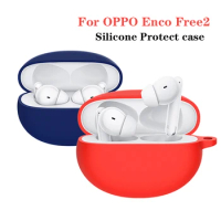 2021NEW W52 For OPPO Enco Free 2 Case Silicone Protect Earphones Cover for OPPO Enco Free2 Solid Color Non-slip Headphones Case
