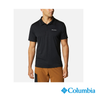 【Columbia 哥倫比亞】男款-Zero Rules™涼感防曬快排短袖Polo衫-黑色(UAE60820BK/IS)
