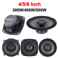 4/5/6 Inch Car Speakers 12V 2 Way Full Frequency Car HiFi Coaxial Speaker 4 Ohms 300W/400W/500W Audio Music Stereo Subwoofer
