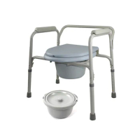 Best Quality Non-Slip Toilet Shower Commode Chair With Bedpan Commode Chair Bucket