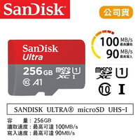 【eYe攝影】公司貨 SanDisk Ultra 256G microSD TF 100M SDXC 記憶卡 手機 終保
