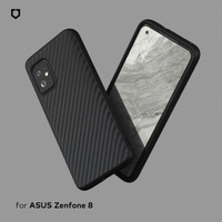 【RhinoShield 犀牛盾】加購品 ASUS Zenfone 8/ 8 Flip SolidSuit 碳纖維紋路防摔背蓋手機保護殼(原廠出貨)