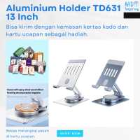 Phone Holder Stand Aluminium Alloy TD631 Dudukan HP Desktop Meja Rotatable 360 Derajat Penyanggah Fo