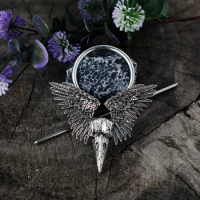 Punk Eagle Hairclip Crows Hairpin Gothic Animal Hair Barrette Fairycore Hair Jewelry for women