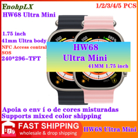 2023 New 41MM Iwo HW68 Ultra Mini Smart Watch Series 8 Wireless Charge 1.75 inch Nfc Fitness Tracking Voice Asistant SmartWatch