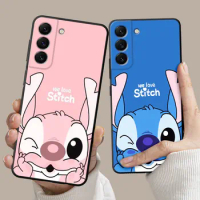 Love Stitch Angel Phone Case for Samsung Galaxy A13 A14 A52 A53 A54 A71 A70 A72 A73 A11 A50 Silicone Funda