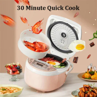 3L Smart Electric Rice Cooker Multi-function Rice Cooker Non-Stick Household Porridge Soup Cooking Home Appliances for Kitchen