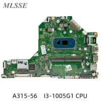 Original For ACER Aspire A315-56 Laptop Motherboard With I3-1005G1 CPU I5-1035G1 CPU 4G RAM DDR4 FH5LI LA-J801P NBHS511001 MB