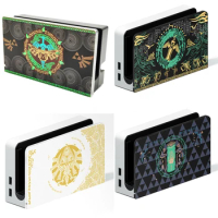 For Zelda Tears of the Kingdom Faceplate Protective Case Shell for Nintendo Switch OLED/Switch TV Dock Station Decorative