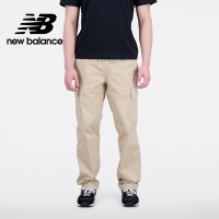 【New Balance】大口袋鬆緊工裝長褲_男性_卡其色_MP31526INC