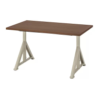 IDÅSEN 書桌/工作桌, 棕色/米色, 120x70 公分
