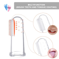 Baby Silicone Finger Toothbrush kids soft toothbrush