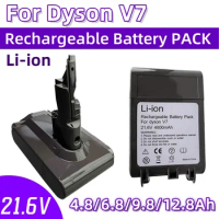 V7 4.8/6.8/9.8/12.8Ah 21.6V Original Battery for Dyson V7 Motorhead Animal Absolute SV11 Battery DE FR RU