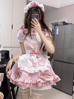 【台灣公司 可開發票】女仆裝cos可愛女傭軟妹貓咪二次元羅莉塔COSPLAY服裝itA洋裝