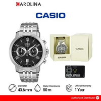 Jam Tangan Pria Casio Beside BMS-500D-1A Black Dial Stainless steel Band