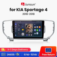 Junsun V1 AI Voice Wireless CarPlay Android Auto Radio for KIA Sportage 4 QL 2016 - 2018 4G Car Multimedia GPS 2din autoradio