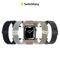 SwitchEasy 魚骨牌 Apple Watch Ultra2/Ultra/9/8/7/6/5/4/3/SE Mesh 不鏽鋼米蘭磁扣錶帶(S9/Ultra 2)