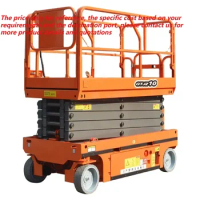 Aerial Work Platform XG1412DC Auto Man Lift 14m Electric Hydraulic Mobile Scissor Lift For Sale