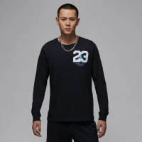 【NIKE 耐吉】AS M J SPRT 23 LS CREW 黑色 薄長T 長袖 23號 男款 休閒(FZ1982-011 ∞)