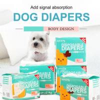 10Pcs/bag Pet Diaper Dog Puppy Diaper Belly Wrap Full Wrap Diaper For Dogs