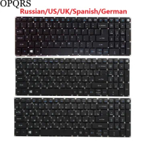 Russian RU/US/UK/Spanish/Latin/German laptop Keyboard For Acer Aspire 5 A517 A517-51 A515 A515-51 A515-51G A515-41 A515-41G