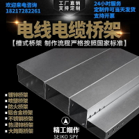 電纜橋架 熱浸鋅鍍鋅防火噴塑不銹鋼鋁合金大跨距強弱電金屬線槽