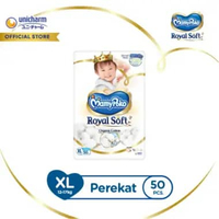 [2 pcs / Carton] Mamypoko Tape Royal Soft Organic Cotton XL-50 Popok Perekat