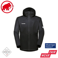 【MAMMUT 長毛象 男 Ultimate VII SO Hooded Jacket 軟殼連帽外套《黑》】1011-01780