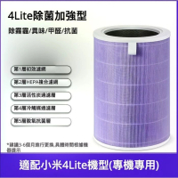 Xiaomi 小米 (代用)濾芯  - 適用小米空氣淨化器 4 Lite 抗菌版 Purple