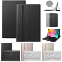 Wireless Bluetooth LED Light Keyboard Case For Samsung Galaxy Tab A 8.0 2019 S-Pen SM-T290 SM-T295 Tablet PU Leather Cover +pen