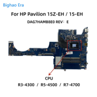 For HP Pavilion 15z-EH 15-EH Laptop Motherboard With R3-4300 R5-4500 R7-4700 CPU DAG7HAMB8E0 M08867-601 M08866-601 M08868-601