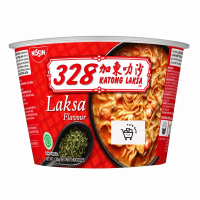 Nissin 328 Katong Laksa Flavour Instant Noodles 120g - Authentic Southeast Asian Flavor