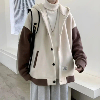 Jaket Mix Two Tone Big Size ( S - 6XL ) Jacket Varsity Polos Kombinasi Korean Style M L XL XXL 3XL 4