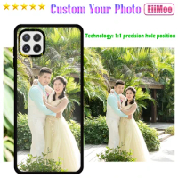 Custom Photo Case For Samsung Galaxy A21S A02 A21 A31 M12 M10S S20 S21 FE S22 Note 20 Ultra Plus Pro S8 DIY Images Black Cover