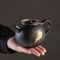 復古粗陶沏茶茶壺家用功夫茶具泡茶器創意陶瓷泡茶單壺