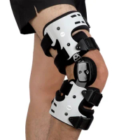 Adjustable ROM Hinge Knee Brace Supports Medial Attachment Painful Osteoarthritis Arthritis Unloader Protects Cartilage Defects