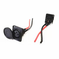 Electric Scooter Battery Charging Port 3Pin Inline Connector Jack Socket For Innuovo/Wisking Electric Wheelchair E-Wheelchair