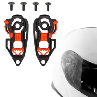 2x Motorcycle Helmet Visor Shield Gear Base Plate Set Replacement Durable Left Right for K5 Helmet Shield Base Agv K1 K3sv
