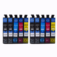 10 Pack Compatible Epson 200 200XL ink Cartridge, High Capacity, Combo Pack use with Epson WF-2540 WF-2530 WF-2520