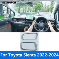 Car Accessories For Toyota Sienta 10 Series 2022 2023 2024 Matte Interior Front Door Handle Bowl Cover Molding Trim Sticker