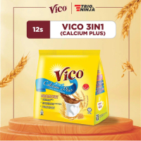 Vico 3in1 Calcium Plus Chocolate Malt Drink (12'sX32g)