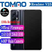 Realme V25 5G Smartphone 6.6inch 120Hz Screen Snapdragon 695 12GB RAM 256GB ROM 5000mAh Battery 33W 64MP Camera Google Play OTA