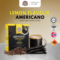 Coffee Tree Americano Lemon Flavour Freeze-Dried Instant Coffee 20 x 2g [HALAL] | 100% Roasted Coffe