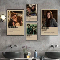 Vampire Movie Twilight Classic Movie Posters For Living Room Bar Decoration Aesthetic Art Wall Painting