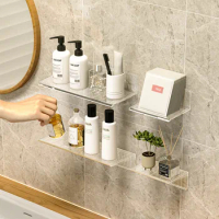 3478 Bathroom Mirror Cabinet Storage Box Wall-Mounted Home Washstand Cosmetics Pupils Makeup Shelf