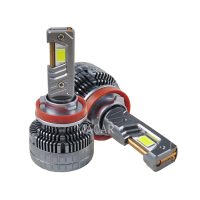 240W New Dual Copper Tube LED Headlight Super Bright Focused H11 High-Power Car Headlight High Low B