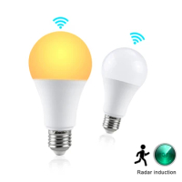 10W 15W 20W 25W Radar Sensor LED Bulb E27 85-265V Motion Detection LED Lamp Lamparas for Home Stair Pathway Emergency Lighting