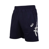 【asics 亞瑟士】男排球短褲-吸濕排汗 台灣製 五分褲 運動 丈青(2053A139-402)