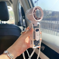 小風扇 涼感制冷風扇小型學生上課靜音手持半導體冰敷USB數顯迷你便攜大風力交換禮物