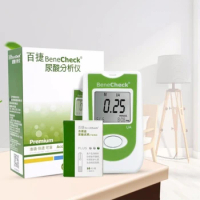 Uric Acid Test Meter Analyzer Anemia Monitor with Strips BeneCheck Health Machine Measuring System